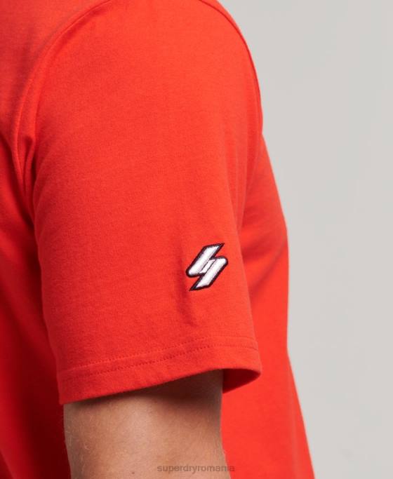 Superdry tricou code micro logo îmbrăcăminte roșu bărbați JX0Z4799