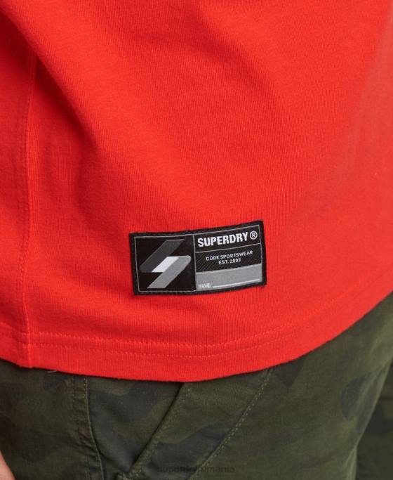 Superdry tricou code micro logo îmbrăcăminte roșu bărbați JX0Z4799