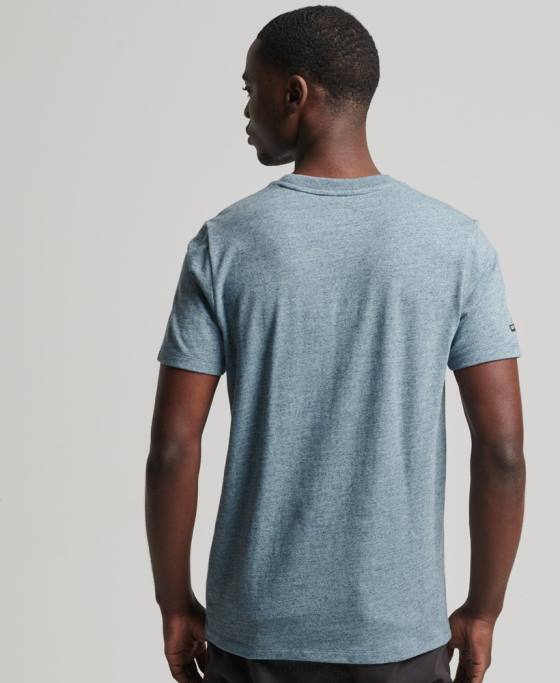 Superdry tricou cu logo tonal local îmbrăcăminte albastru bărbați JX0Z4893