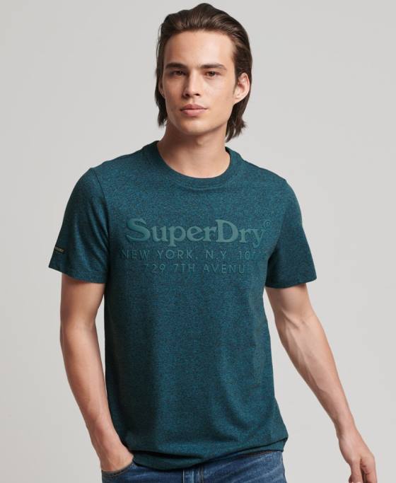 Superdry tricou cu logo tonal local îmbrăcăminte albastru bărbați JX0Z4943