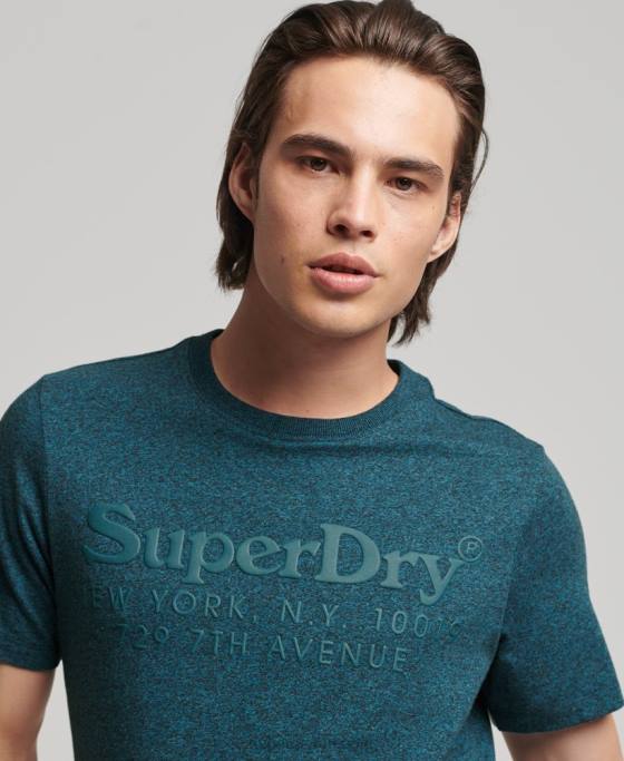 Superdry tricou cu logo tonal local îmbrăcăminte albastru bărbați JX0Z4943