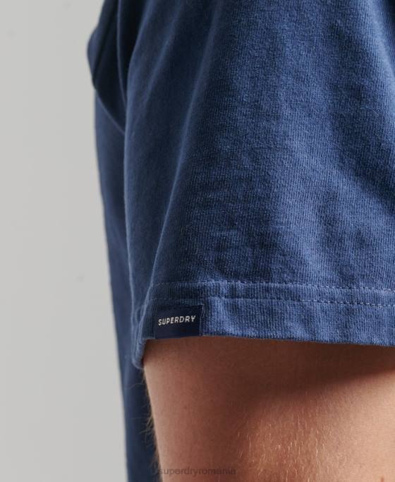 Superdry tricou cu logo vintage heritage îmbrăcăminte marina bărbați JX0Z4896