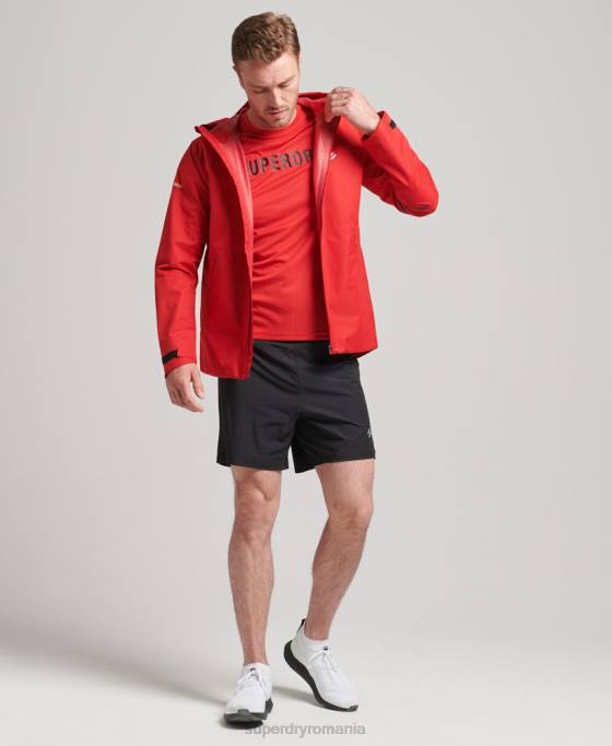 Superdry tricou cu mânecă scurtă cu logo train active îmbrăcăminte roșu bărbați JX0Z1436