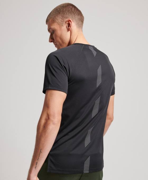 Superdry tricou cu mânecă scurtă cu tren active îmbrăcăminte negru bărbați JX0Z1423