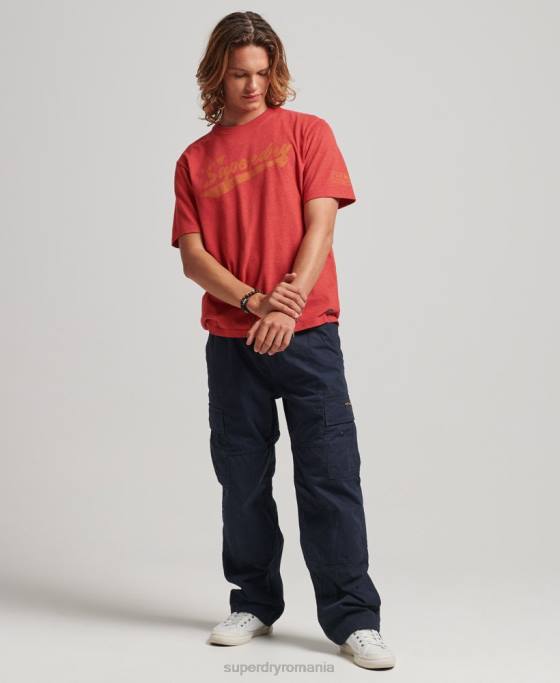 Superdry tricou cu scenariu atletic îmbrăcăminte roșu bărbați JX0Z4894