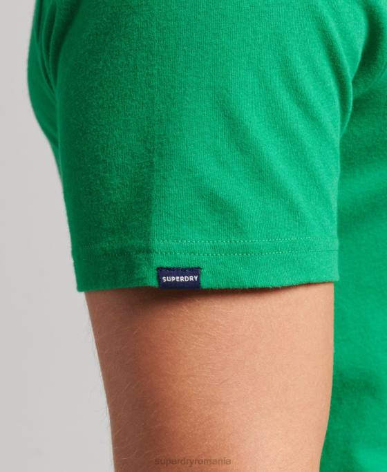 Superdry tricou cu sifon cu logo vintage îmbrăcăminte verde bărbați JX0Z4797