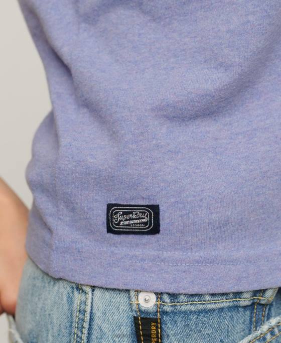 Superdry tricou grafic neon archive îmbrăcăminte Violet femei JX0Z2657