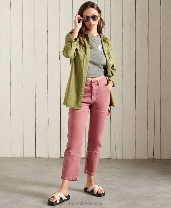 Superdry tricou narativ militar îmbrăcăminte gri inchis femei JX0Z2769