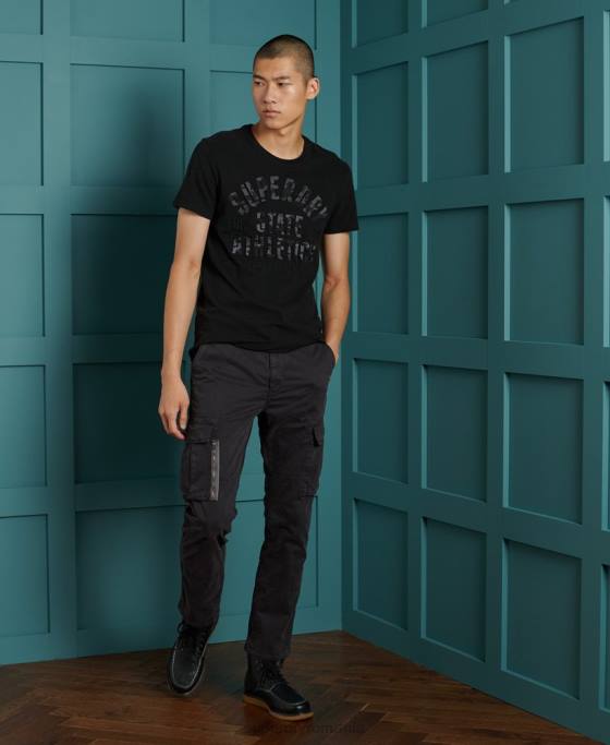 Superdry tricou negru îmbrăcăminte negru bărbați JX0Z4964