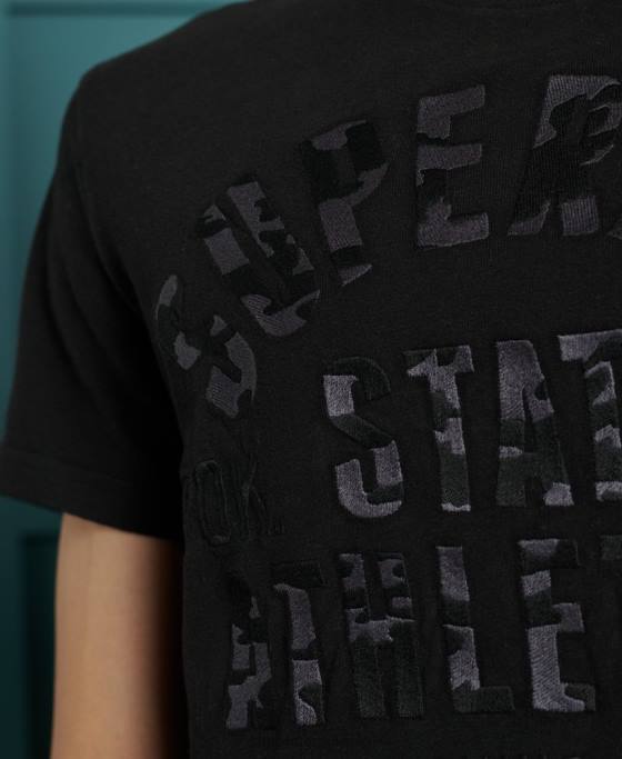 Superdry tricou negru îmbrăcăminte negru bărbați JX0Z4964