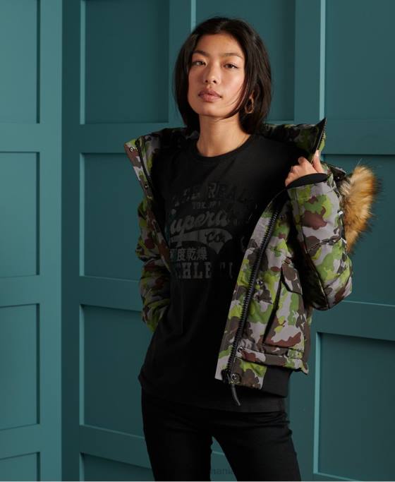 Superdry tricou negru îmbrăcăminte negru femei JX0Z2862