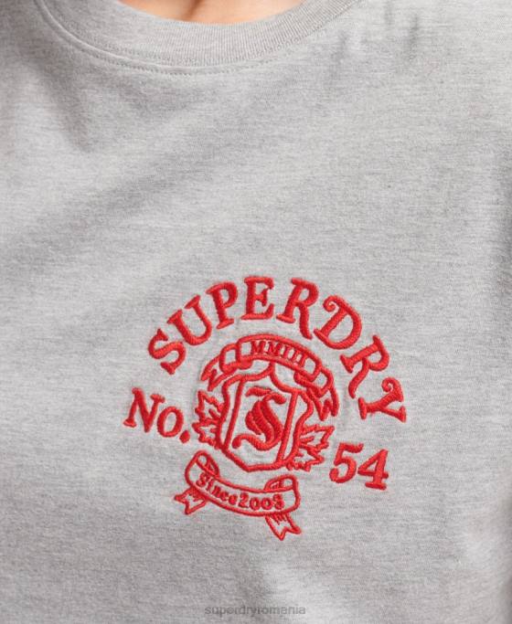 Superdry tricou pride  craft îmbrăcăminte gri femei JX0Z2808