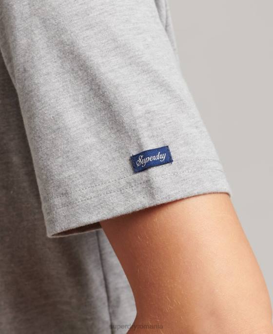 Superdry tricou pride  craft îmbrăcăminte gri femei JX0Z2808