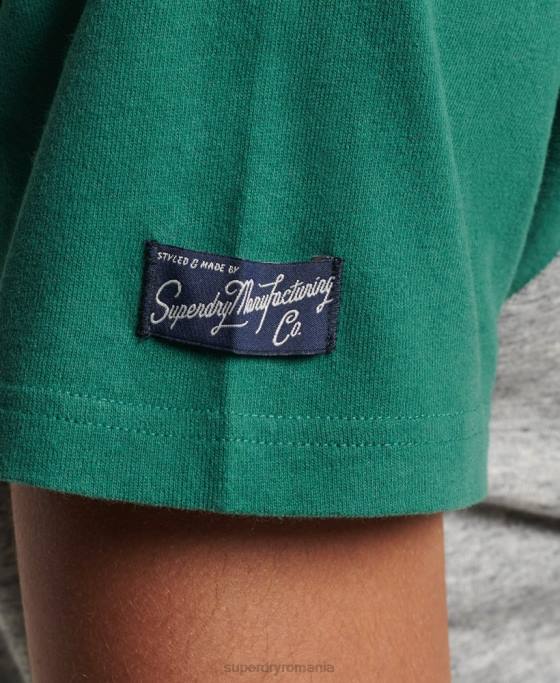 Superdry tricou raglan cu logo core îmbrăcăminte gri bărbați JX0Z4872