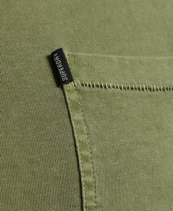 Superdry tricou ranchero vintage surfer din bumbac organic îmbrăcăminte kaki bărbați JX0Z4946