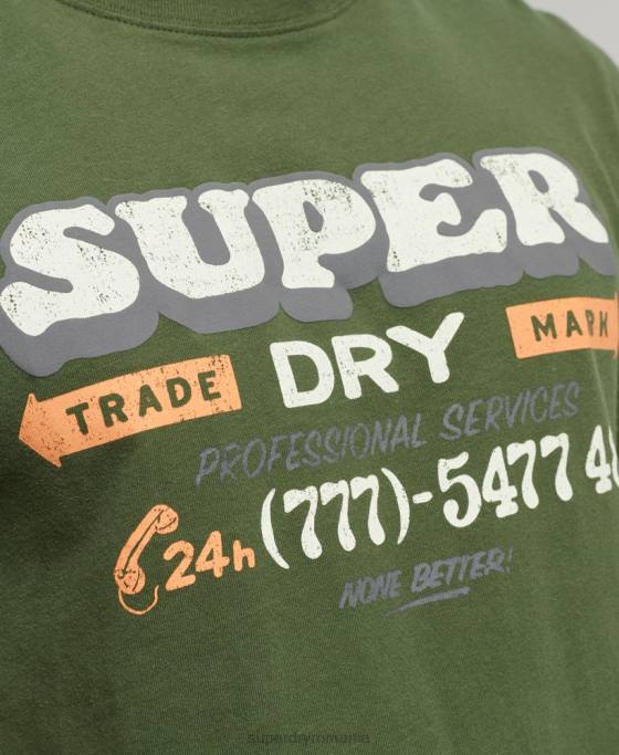 Superdry tricou scriitor de semne vintage îmbrăcăminte gri bărbați JX0Z4874