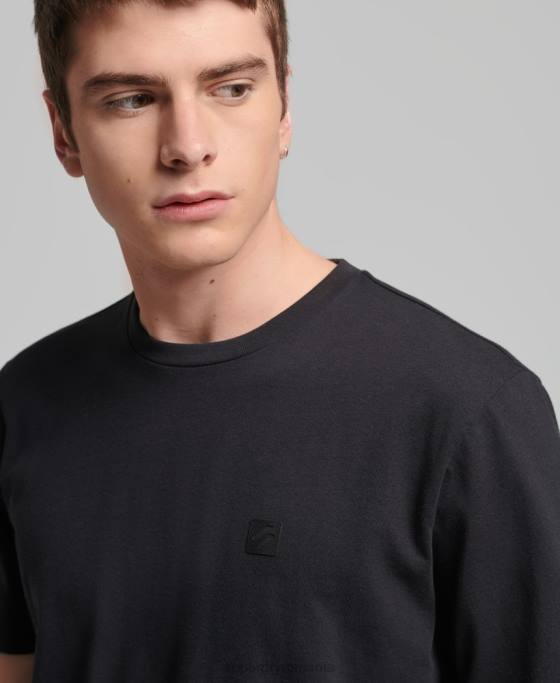 Superdry tricou tehnologic largi îmbrăcăminte negru bărbați JX0Z4832