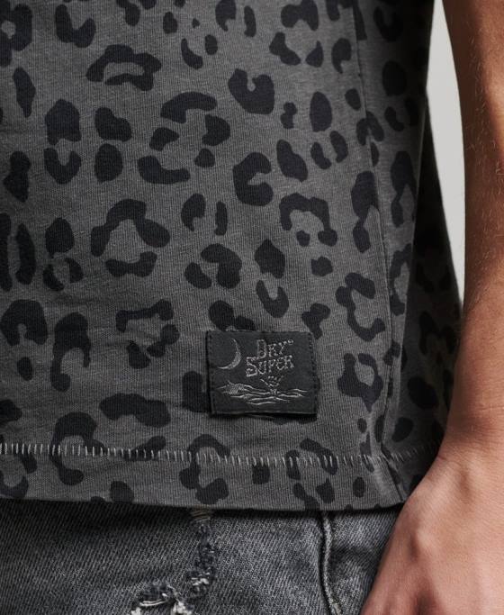 Superdry tricou vintage cu buzunar îmbrăcăminte gri inchis bărbați JX0Z4876