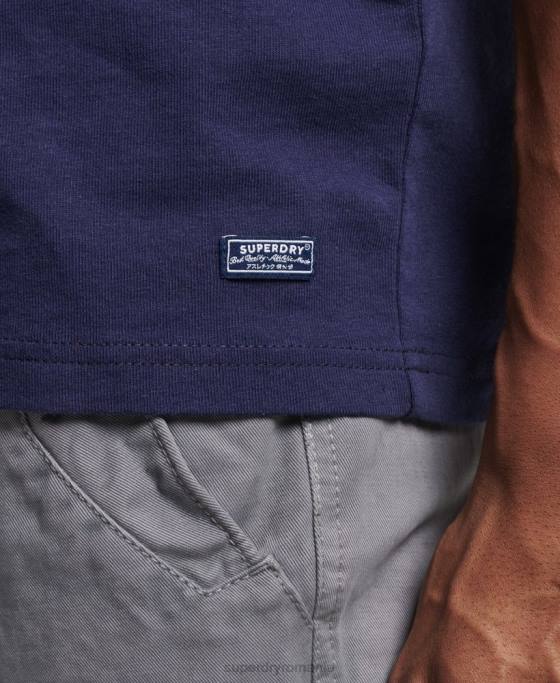 Superdry tricou vintage generația mea îmbrăcăminte marina bărbați JX0Z4914