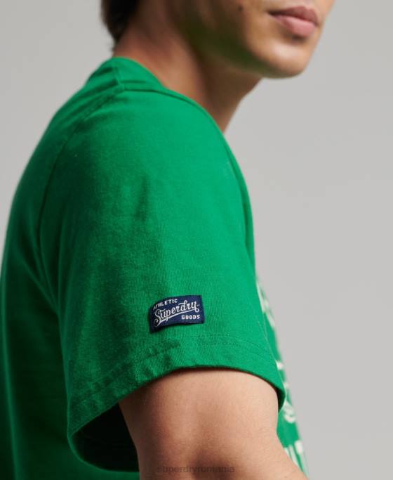 Superdry tricou vintage generația mea îmbrăcăminte verde bărbați JX0Z4941