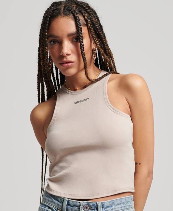 Superdry vesta code tech racer îmbrăcăminte gri deschis femei JX0Z2960