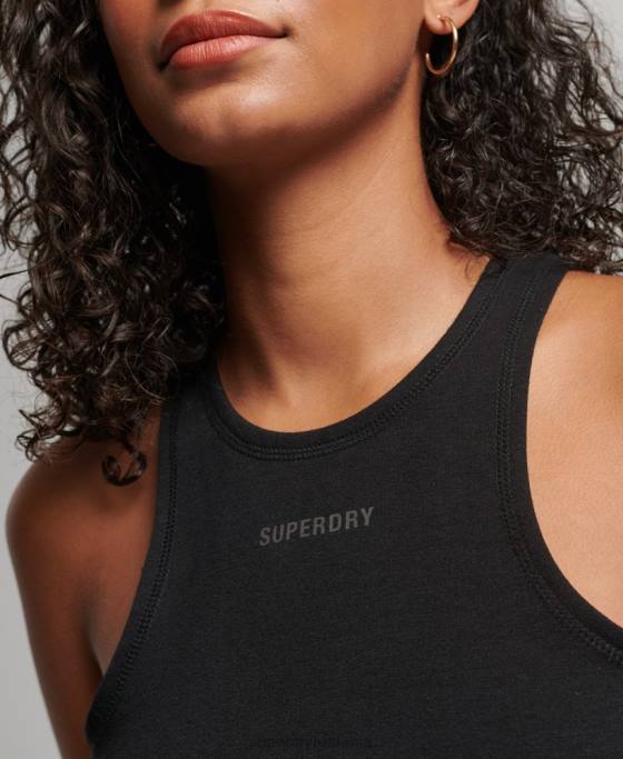 Superdry vesta code tech racer îmbrăcăminte negru femei JX0Z2990