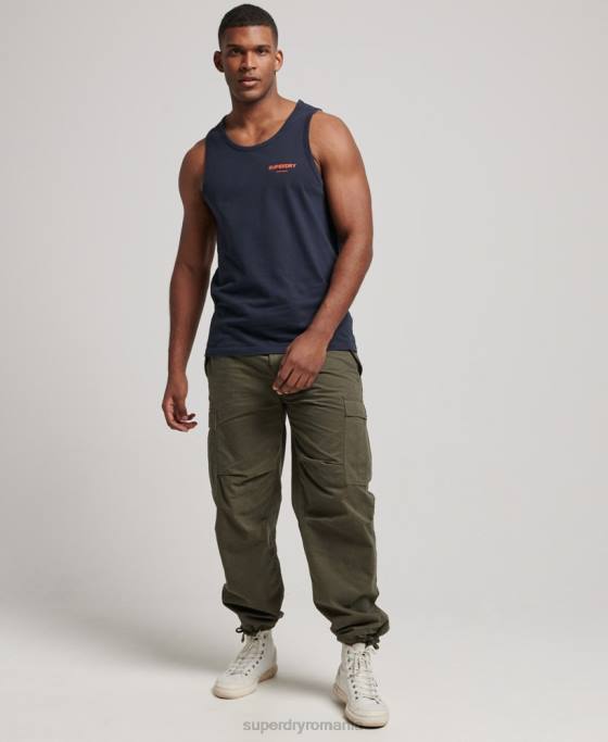 Superdry vesta sport code core îmbrăcăminte marina bărbați JX0Z1459