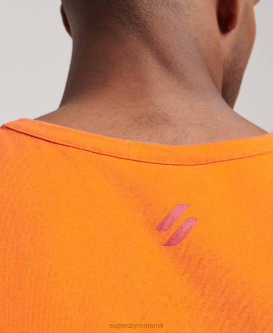 Superdry vesta sport code core îmbrăcăminte portocale bărbați JX0Z1483