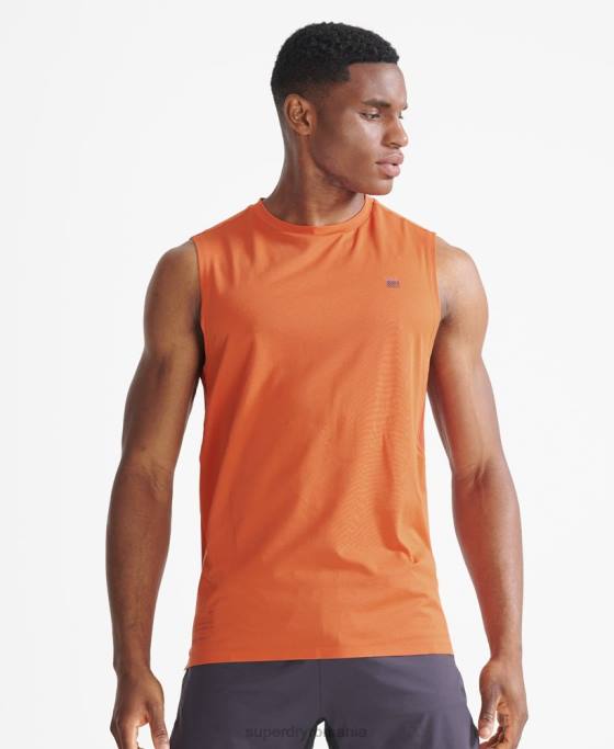 Superdry vesta trena top îmbrăcăminte portocale bărbați JX0Z5390