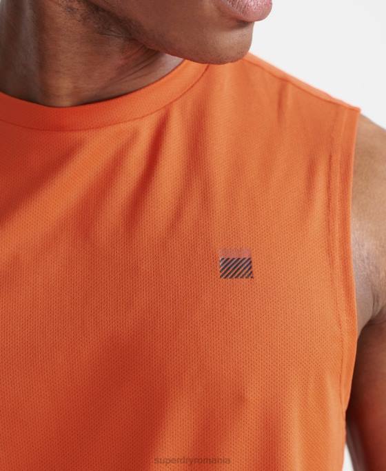 Superdry vesta trena top îmbrăcăminte portocale bărbați JX0Z5390