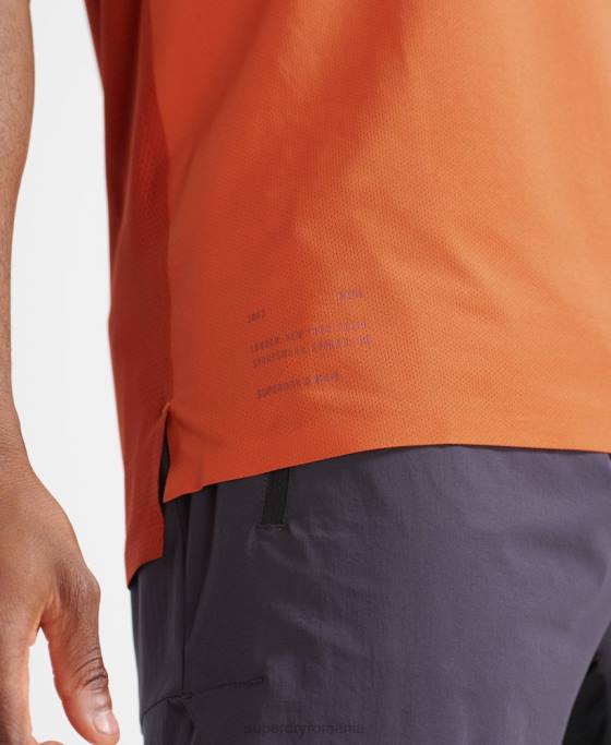 Superdry vesta trena top îmbrăcăminte portocale bărbați JX0Z5390