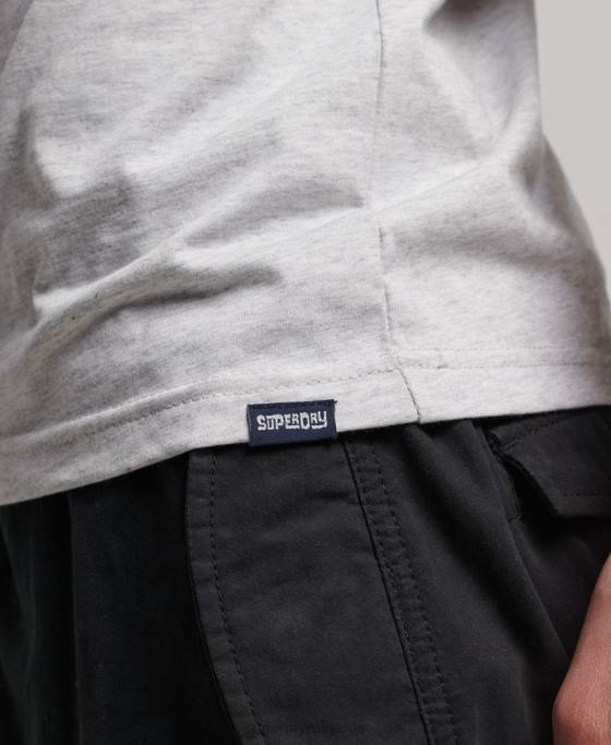 Superdry vestă neon vintage venue îmbrăcăminte gri deschis bărbați JX0Z1473