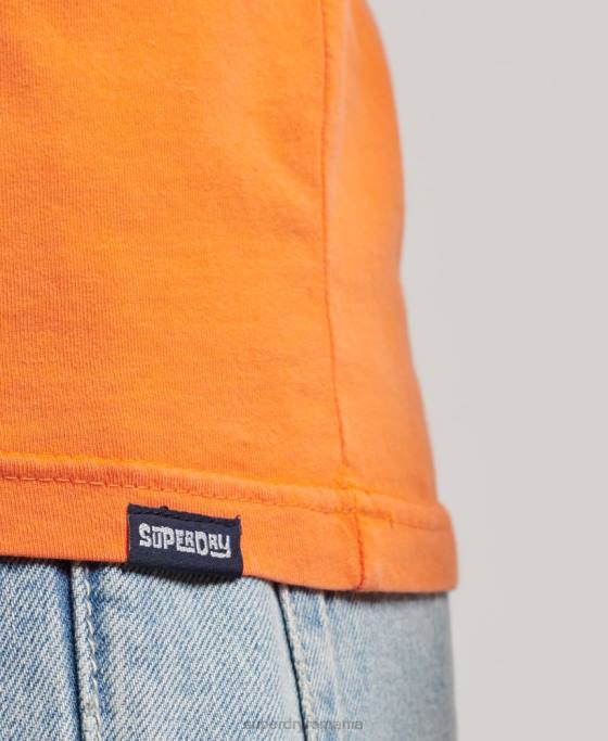 Superdry vestă neon vintage venue îmbrăcăminte portocale bărbați JX0Z1501