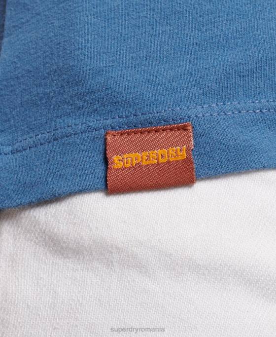 Superdry vintage cooper clasic vesta top îmbrăcăminte albastru femei JX0Z2284