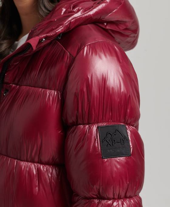 Superdry xpd sport puffline cu paragate îmbrăcăminte roz femei JX0Z3747