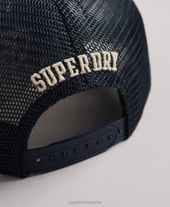 Superdry șapcă clasică de camioner accesorii cremă bărbați JX0Z1791
