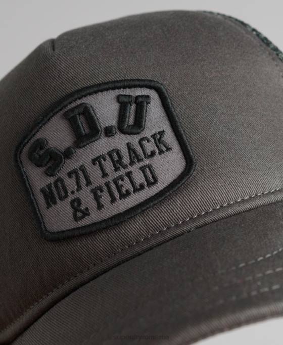 Superdry șapcă clasică de camioner accesorii gri inchis bărbați JX0Z1603