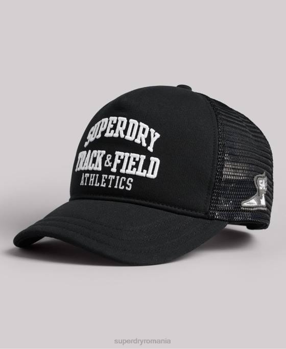 Superdry șapcă clasică de camioner accesorii negru bărbați JX0Z1790