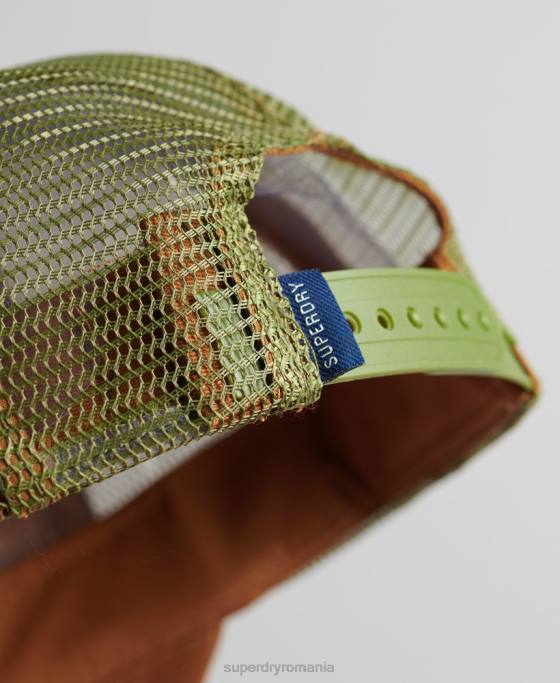 Superdry șapcă de camioner de epocă accesorii alb bărbați JX0Z1604