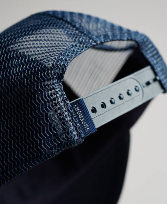 Superdry șapcă de camioner de epocă accesorii alb bărbați JX0Z1651