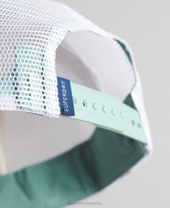 Superdry șapcă de camioner de epocă accesorii alb bărbați JX0Z1668