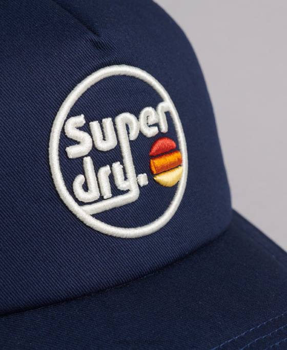 Superdry șapcă de camioner de epocă accesorii marina bărbați JX0Z1715