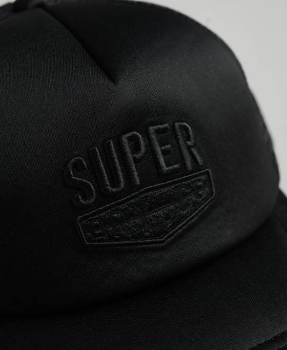 Superdry șapcă de camioner de epocă accesorii negru bărbați JX0Z1629