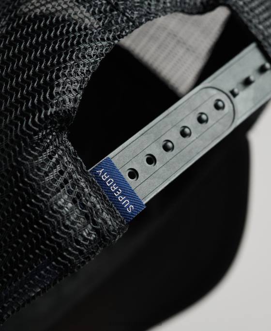 Superdry șapcă de camioner de epocă accesorii negru bărbați JX0Z1629