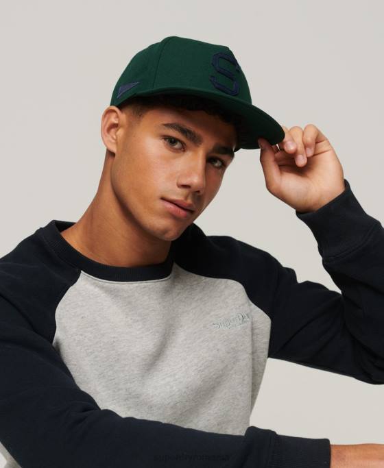 Superdry șapcă grafică b-boy accesorii verde bărbați JX0Z1676