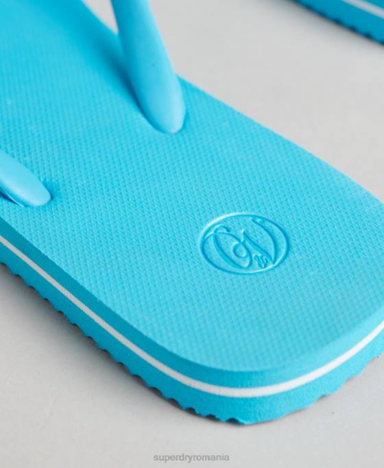 Superdry șlapi clasici de epocă pantofi albastru femei JX0Z4368