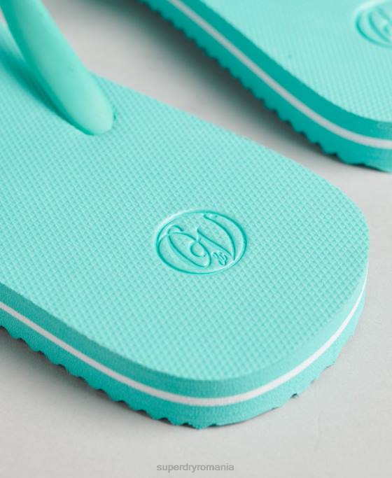 Superdry șlapi clasici de epocă pantofi albastru femei JX0Z4386