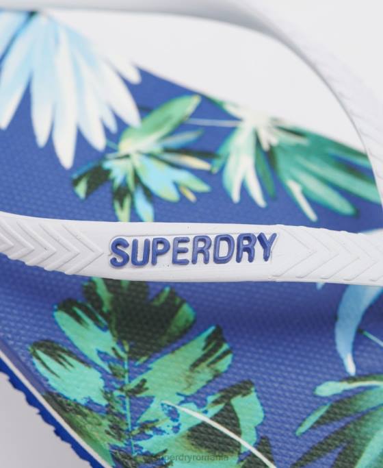 Superdry șlapi clasici de epocă pantofi albastru femei JX0Z6770