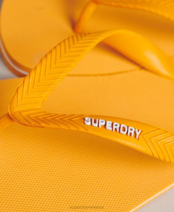 Superdry șlapi clasici de epocă pantofi aur bărbați JX0Z1730
