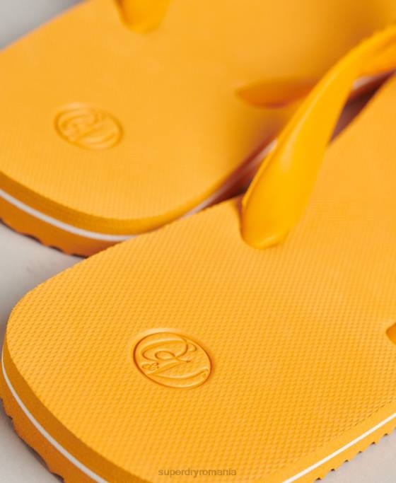 Superdry șlapi clasici de epocă pantofi aur bărbați JX0Z1730